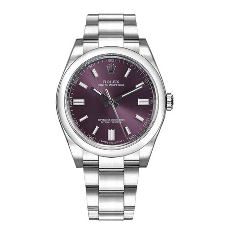 rolex oyster purple dial|rolex oyster perpetual 36 thickness.